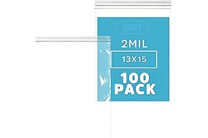 GPI 2 Gallon Large Resealable Plastic Bags