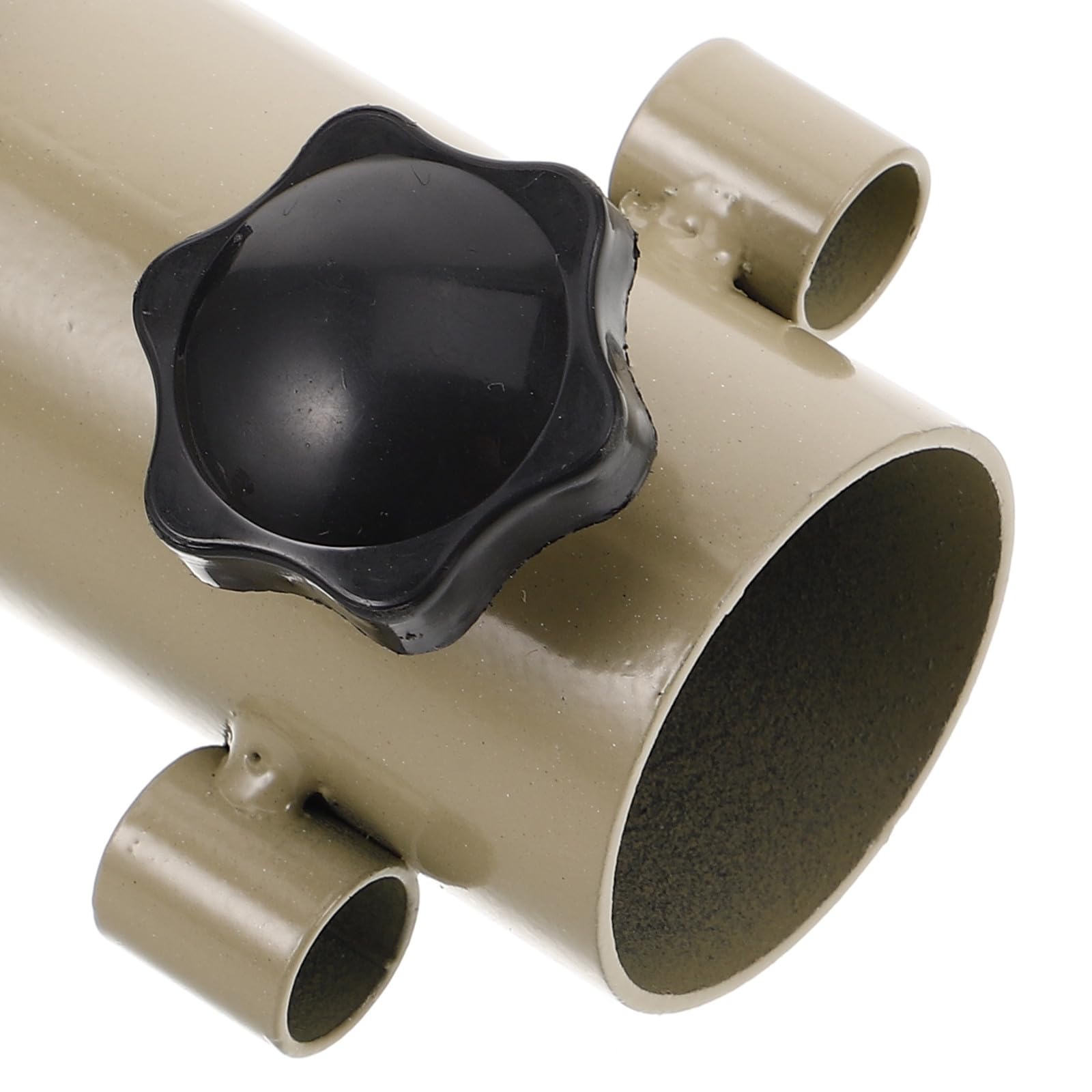 Housoutil Verstellbare Stahl Zeltstangen 6 Stück mit Pole Fixierung für Outdoor Camping und Tarp Baldachin Zubehör in Khaki Farbe