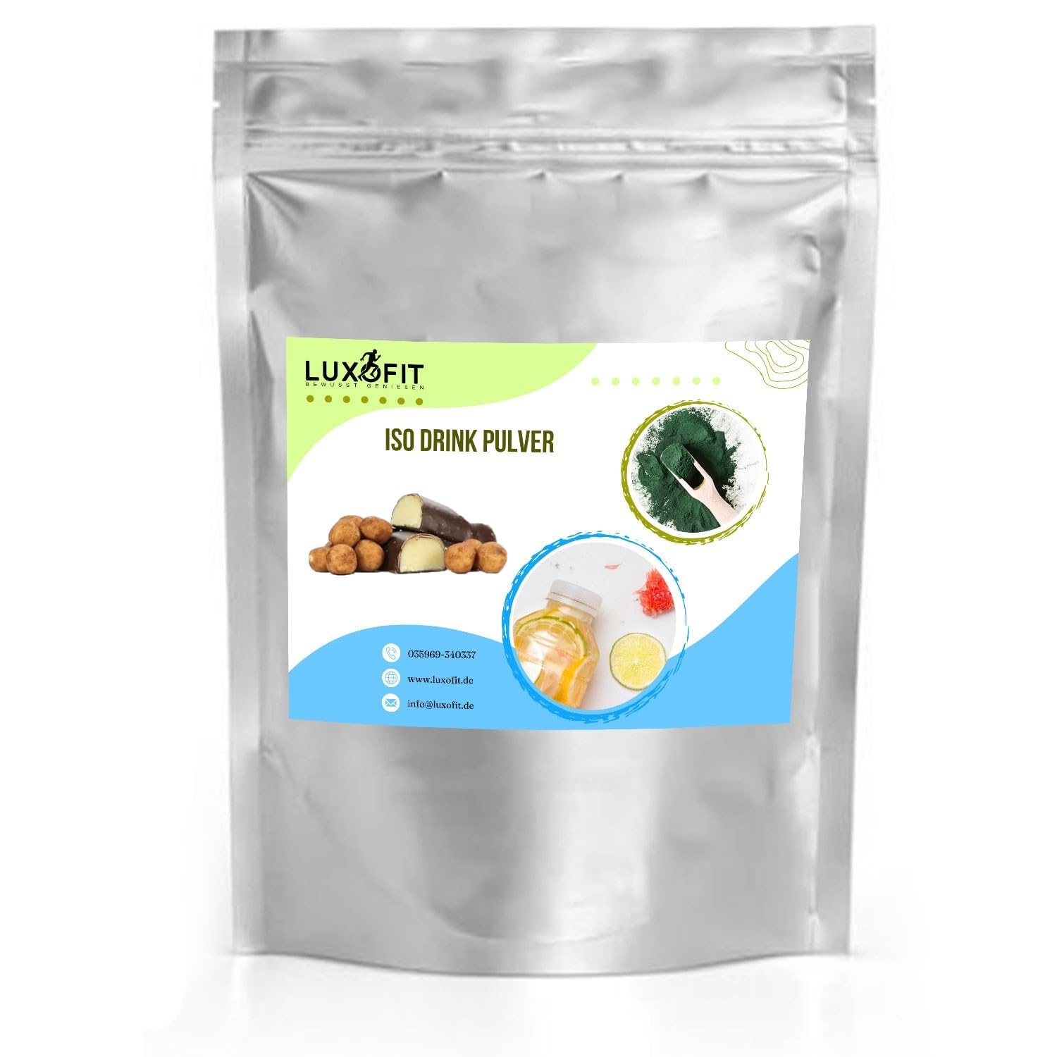 Marzipan Getränk isotonisch | Iso Drink Pulver, L-Carnitin, Elektrolytgetränk, Nahrungsergänzungsmittel, Sportgetränk, schnelle und einfache Zubereitung (10 Kg)
