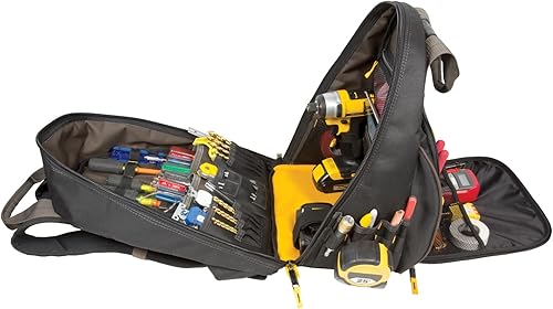 Miniatura 5 de Custom Leathercraft Mochila con luces y 53 bolsillos tecnológica L255