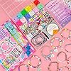 leitait Girls Toys Bracelet Making Kit -3400pcs Charm Jewelry Making Kit Supplies,Unicorn/Mermaid Crafts Birthday Christmas Gifts for Girls Ages 5 6 7 8 9 10 11 12 Years Old #1
