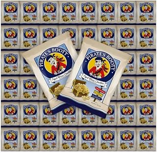 Bulk-Pirate Booty Popcorn Puffs, Individual Bags, 50 Count