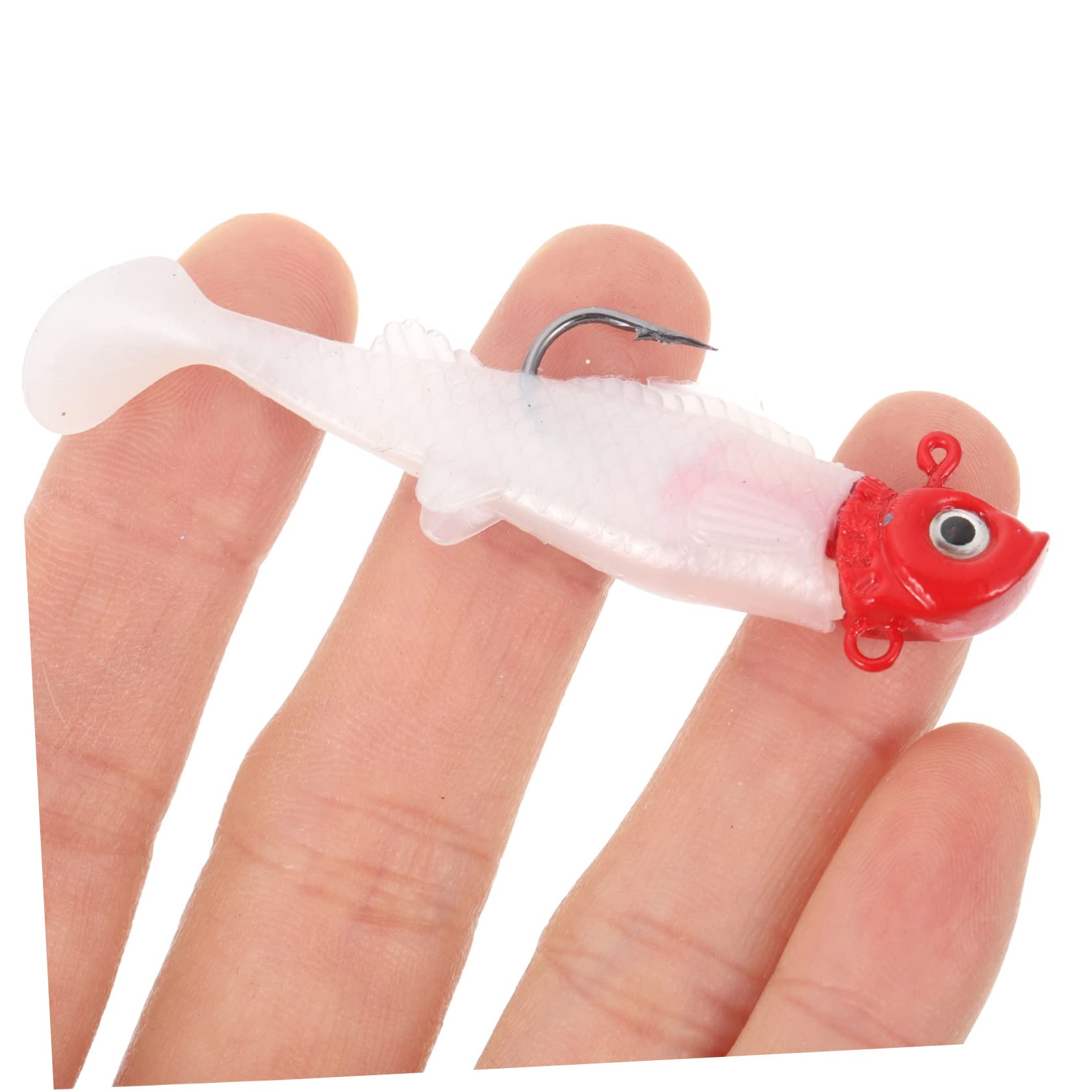 YARNOW Pièces swimbaits pour la pêche Bar Fisherman hameçon Truite Silure appât leurre de pêche à l'achigan leurres de leurre de Souple Basse Suite Outil Bar rayé Métal