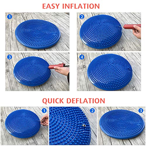 Lixada-Balance-Cushion-33cm-Yoga-Balance-Disc-Inflatable-Stability-Cushion-Stability-Board-with-Free-Hand-Pump