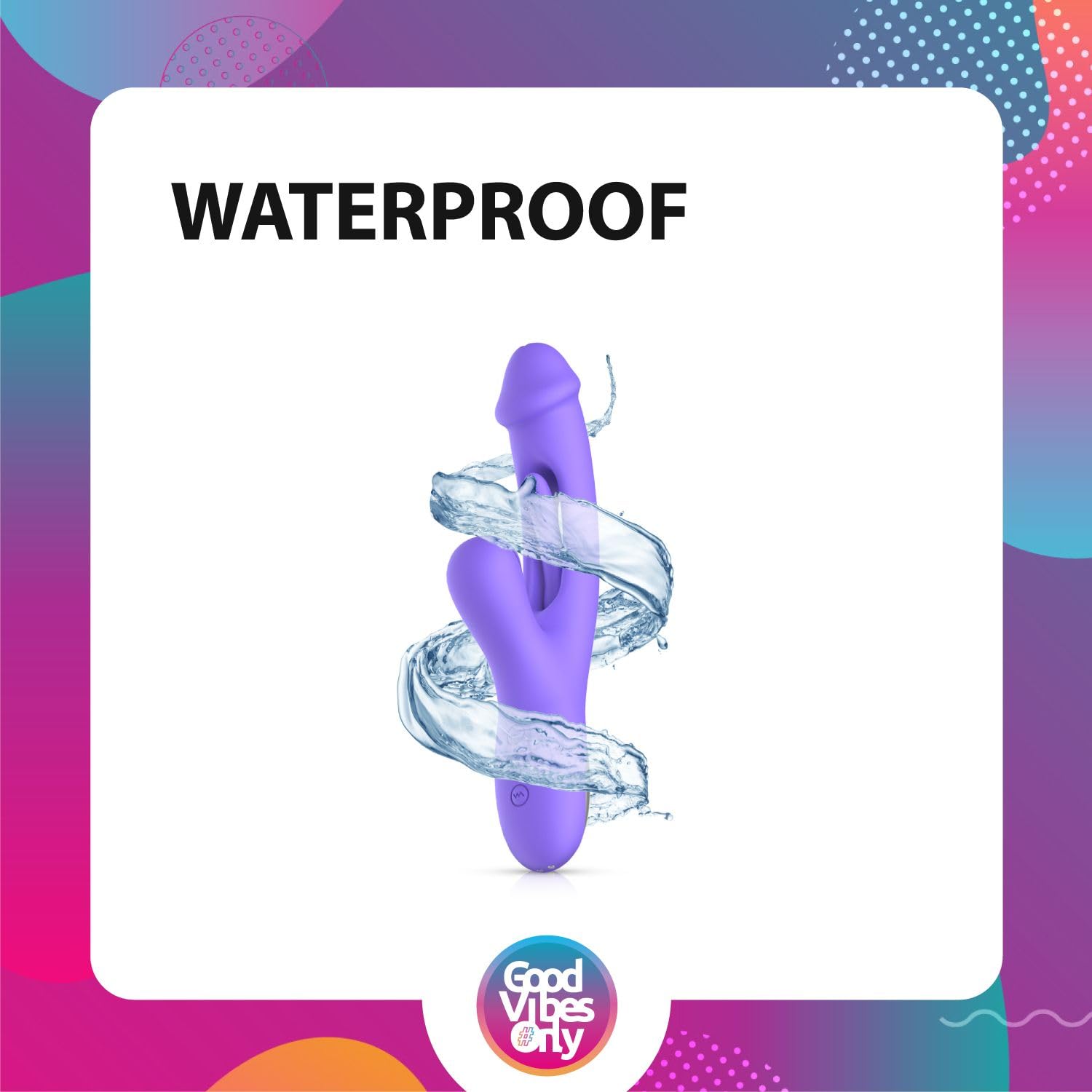 Good Vibes Only Vibratore Tess Rabbit con stimolatore G-Spot