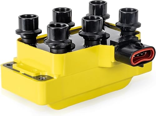 ENA Paquete de bobinas de encendido amarillo compatible con Mercury Ford Mazda F150 Explorer Mustang Mystique E150 Econoline Ranger B3000 B4000