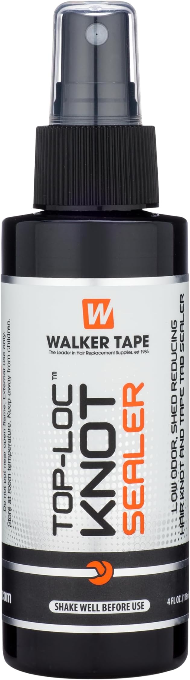 Walker Tape Top-Loc Knot Sealer Spray 4 fl oz, Mesh System Protector for Delicate Knots, Reduces Shedding and Extends Hairpiece Life, Professional Treatment for Lace Wigs Human Hair and Toupee Bases