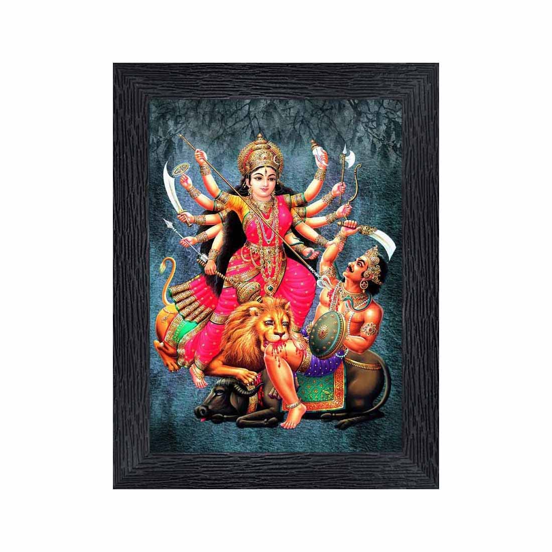 Hanuman Photo Frame - Religious Wood Frame -7