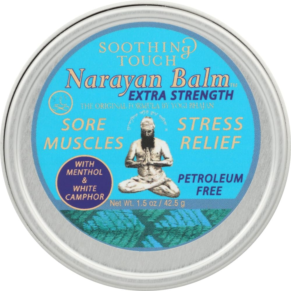 Soothing Touch Sore Extra Strength Muscle Balm Tin, Narayan, 1.5 Ounces, Packaging May Vary