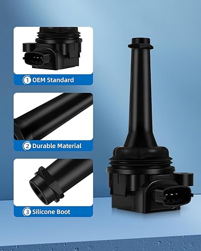 Miniatura 2 de ECCPP Paquete de 5 bobinas de encendido de repuesto para Volvo V70 C70 S60 S70 XC70 XC90 OE números de pieza UF341 5C1320