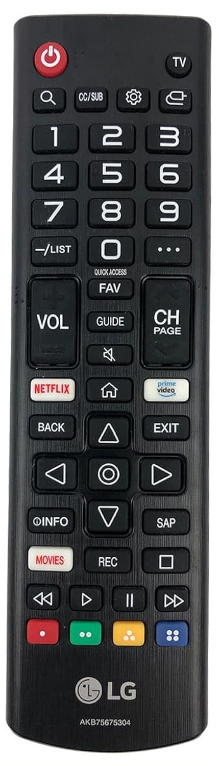 LG TV Remote Control AKB75675304 for Smart TVs Compatible with All Models 32LM5620BPUA 32LM570BPUA 32LM620BPUA 32LM630BPUB 32LM6350PUA 32LM639BPUB 43LM5700PUA 43LM6300PUB