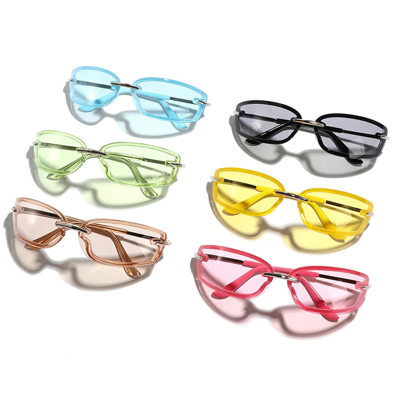 NOGRAX Okulary cukierkowe kolor prostokątne okulary przeciwsłoneczne moda sport jazdy odcienie męskie modne okulary przeciwsłoneczne