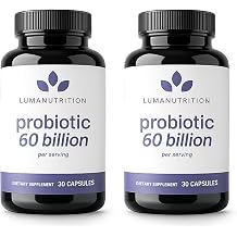 Luma Nutrition Probiotics Digestive Health for Men and Women - 30 Capsules Pack of 2