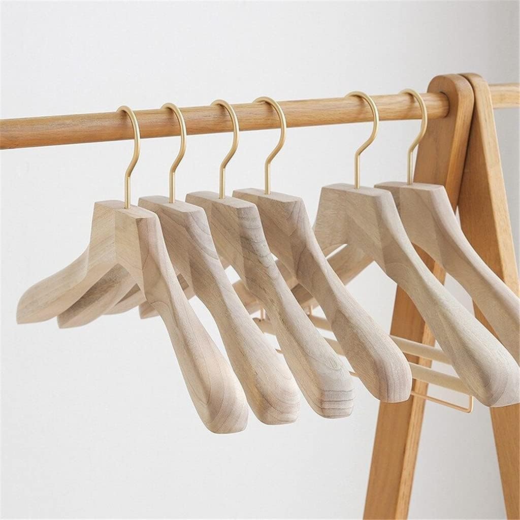 Natural Camphor Wood Hangers - 5 Pieces - Wardrobe Clothing Store Home Suit Hangers - Japanese Style Hangers - Strong and Durabled5Pc