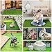 Artificial Grass, 26”x51'' Dog Pee Pads, Professional Dog Potty Training Rug, Grass Mat with Drainage Holes, Pet Turf Indoor Outdoor Flooring Fake Grass Doormat-Easy to Clean (26