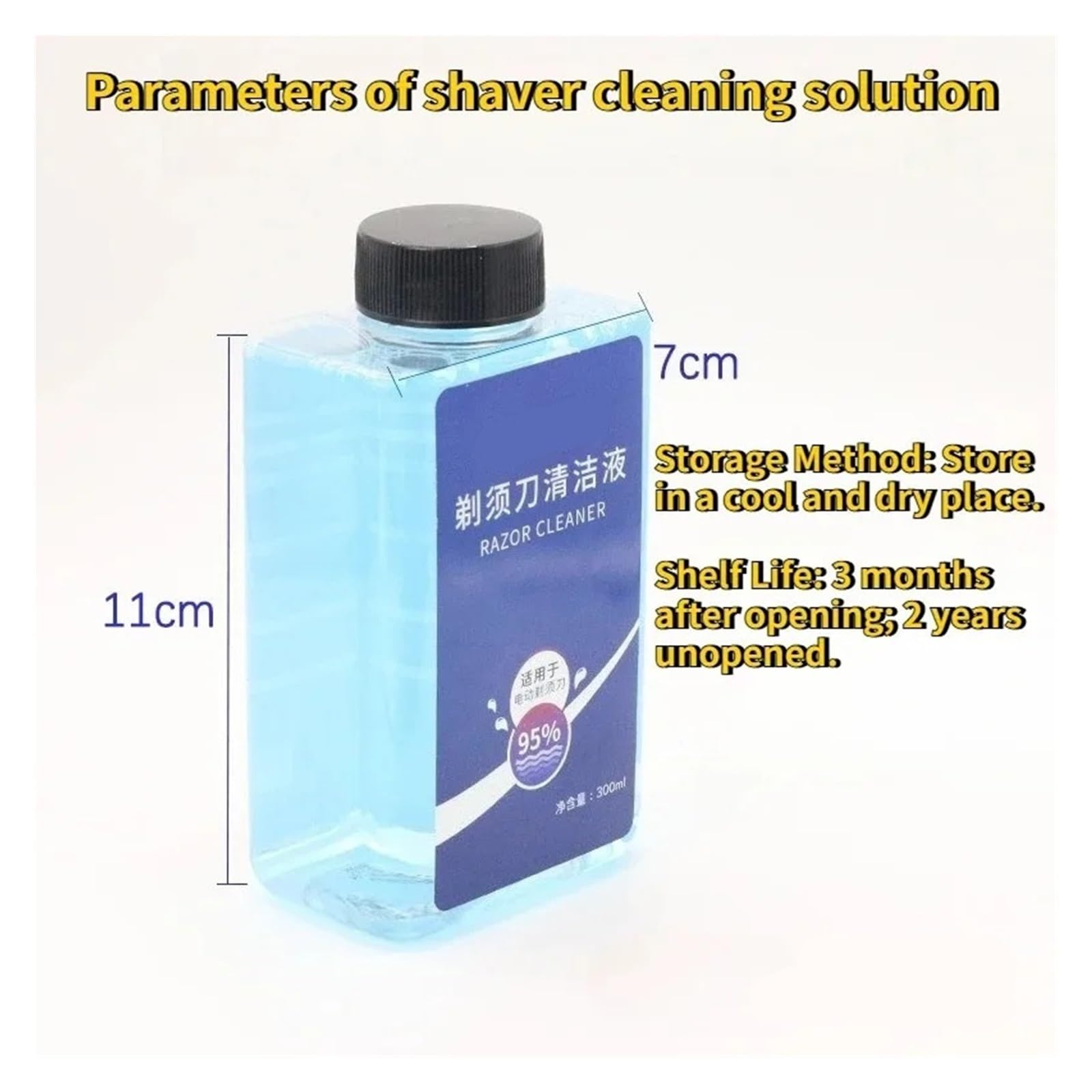Płyn do czyszczenia golarki elektrycznej 300 ml kompatybilny z Philips SmartClean