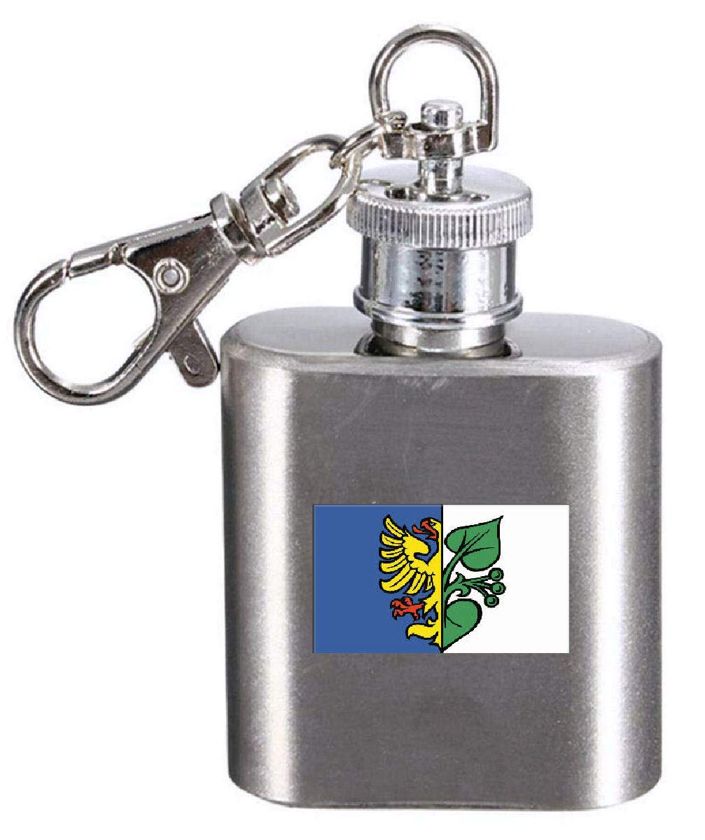Flasque porte-clés République tchèque Karvina pour randonnée et voyage