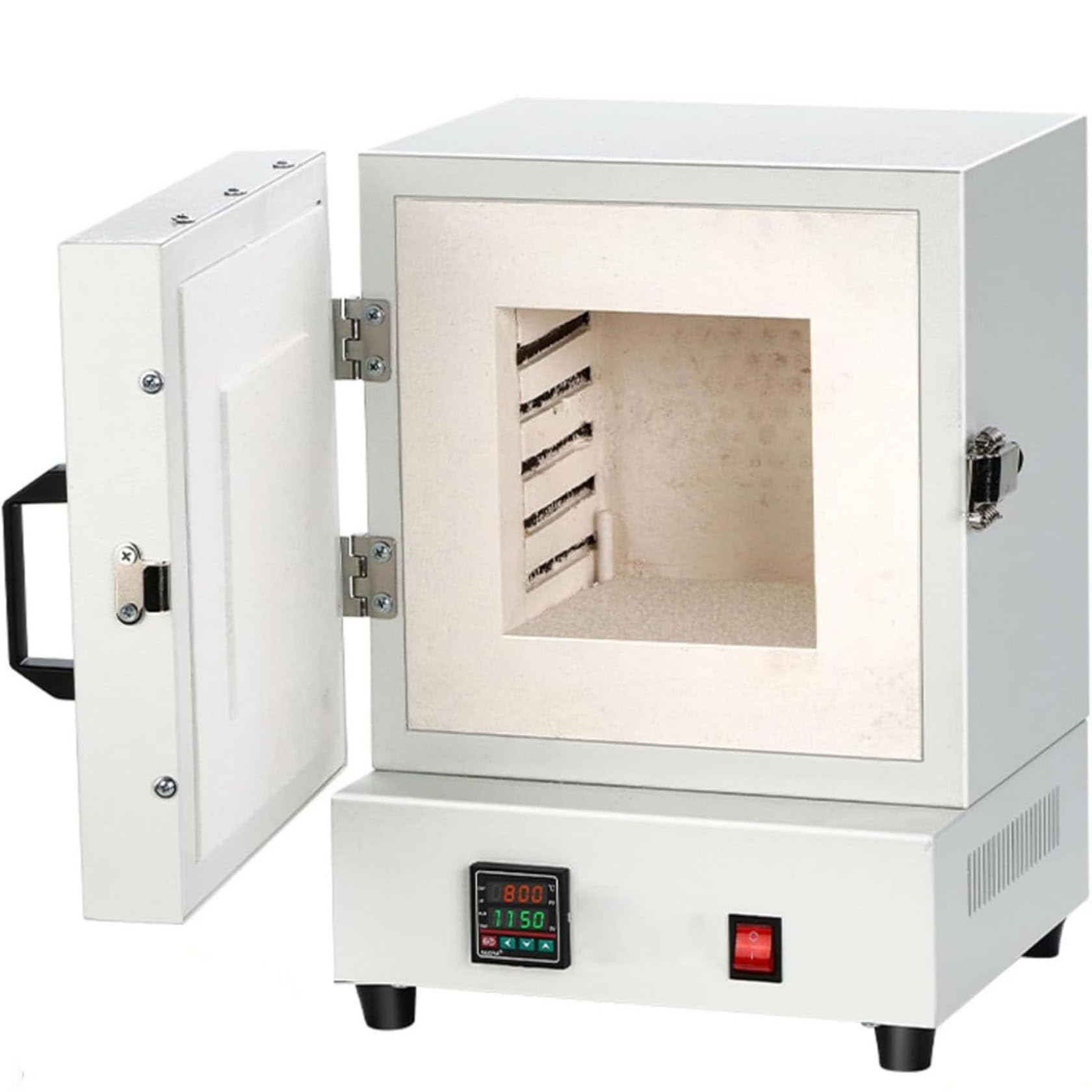 Horno De Mufla EléCtrico De Laboratorio para CeráMica De 2000 W, Horno EléCtrico De 1150 °C para FusióN De Metales, para OdontologíA, Trabajos De CeráMica Y Tratamiento De Joyas.