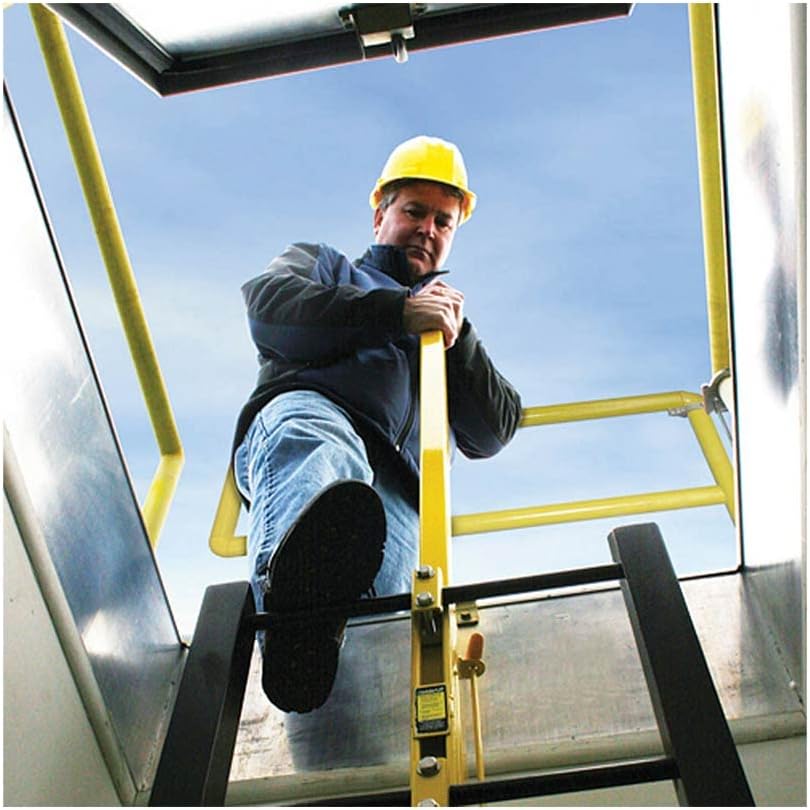 Bilco LU-2 Galvanized Steel LadderUp Safety Post