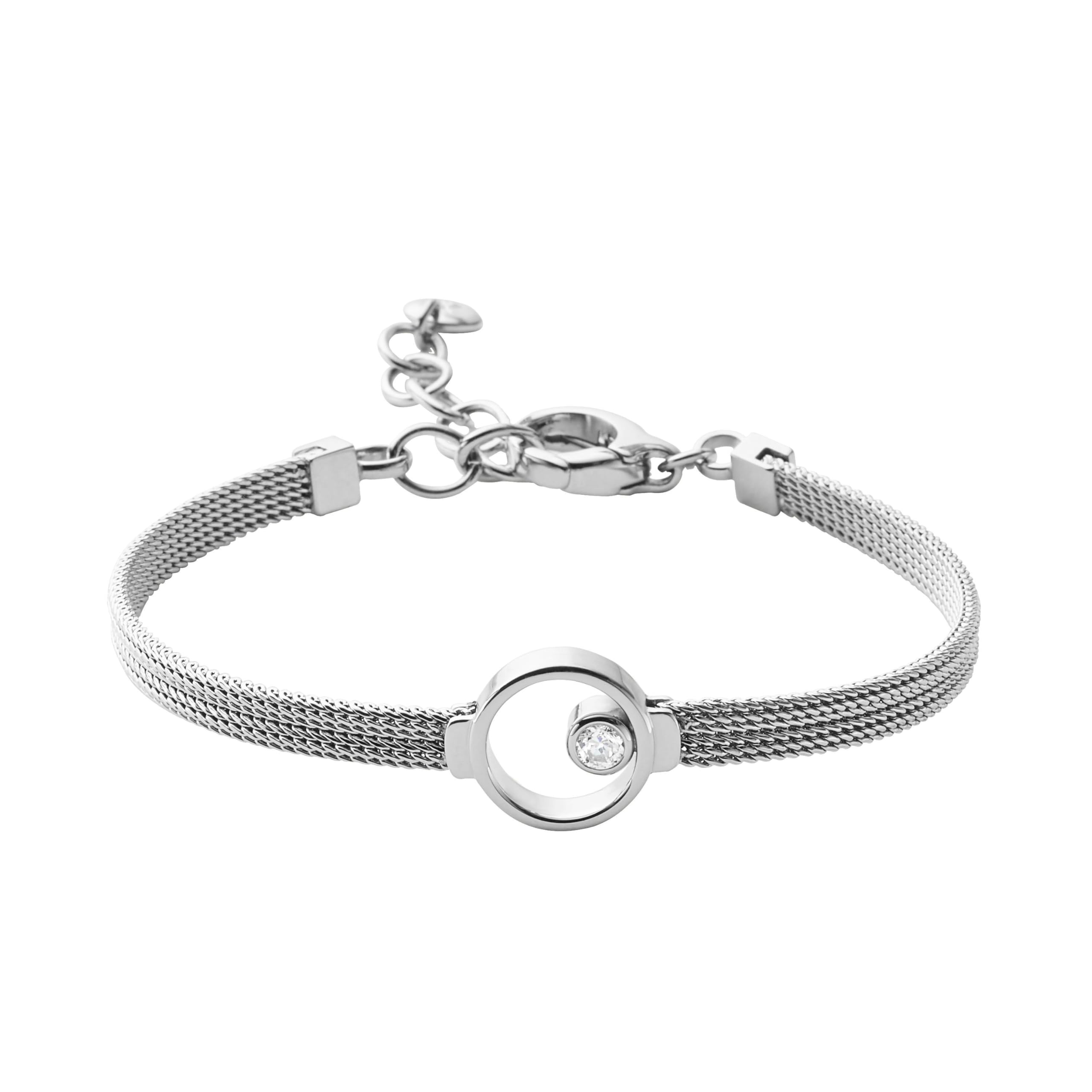 SkagenWomen's Stainless Steel and Semi precious or brass with lobster clasp closure bracelet