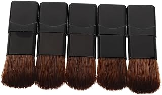 5pcs Soft Fiber Bristles Makeup Brushes Set F...