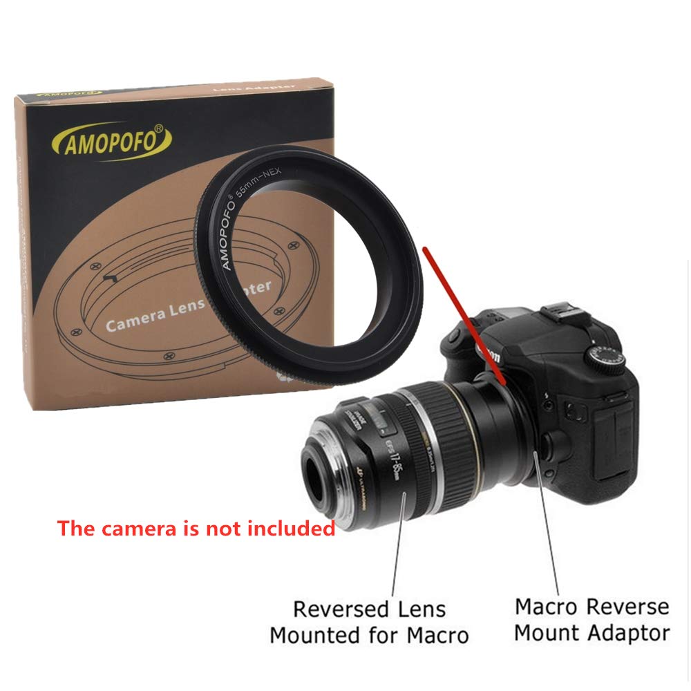 Anello Inversione Macro 77mm Per Sony NEX - Adattatore Per Obiettivi Reverse Mount, Compatibile Con E-Mount - Foto 2