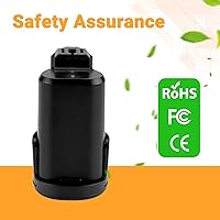 Vista 5 de Shentec Batería de repuesto de iones de litio de 3000 mAh de 12 V compatible con herramientas inalámbricas Dremel B812-03 B812-02 8200 8220 8300