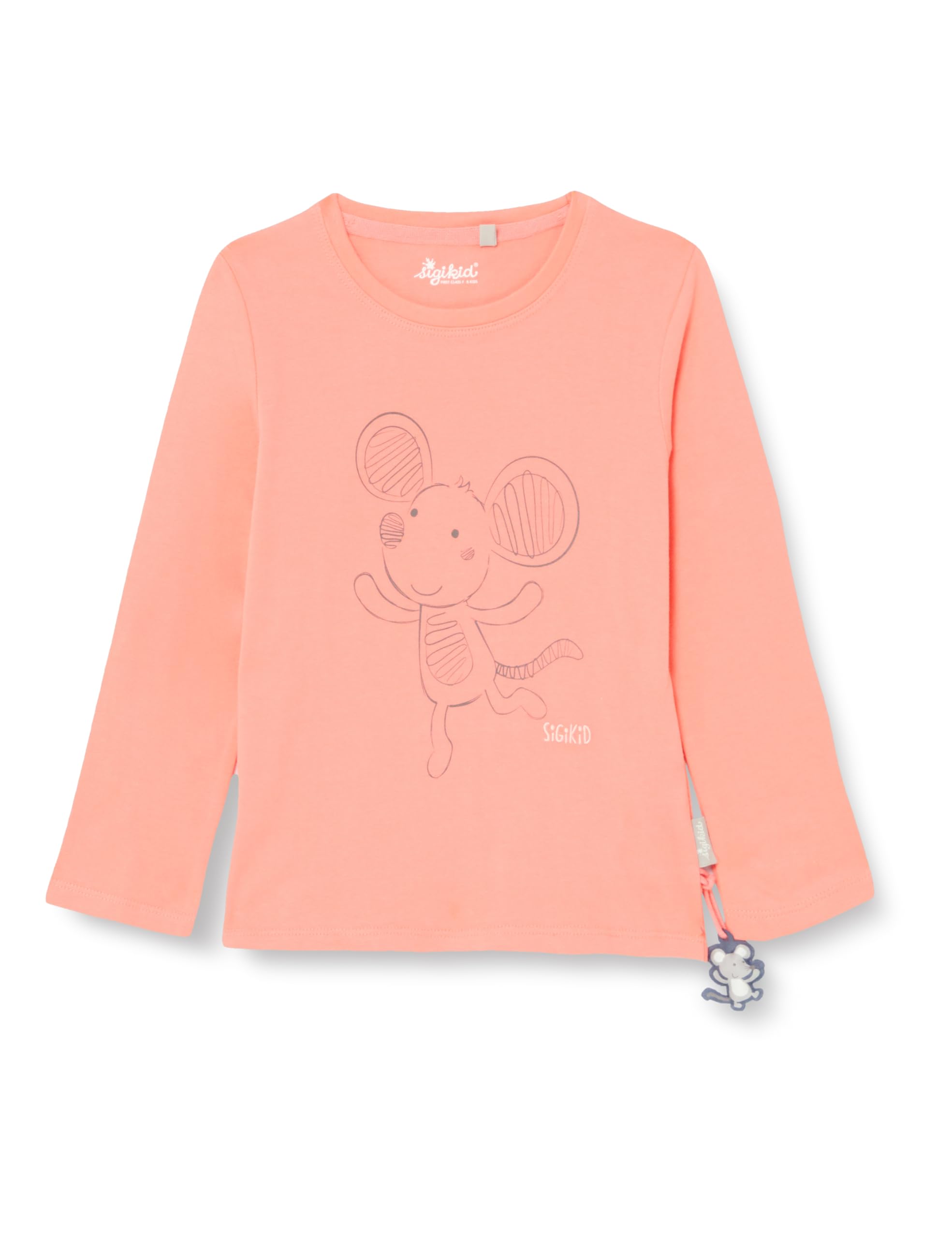 T-Shirt à manches longues fille rose sigikid un cocon de douceur bio