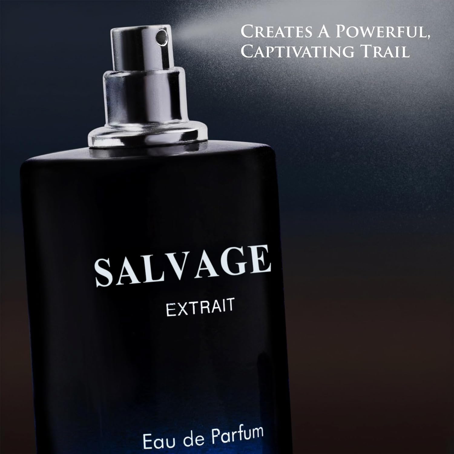 Salvage Extrait Eau De Parfum for Men Top Notes of Grapefruit & Heady Spices Base Notes of Lavender Essence & Rich Wood Cologne for Everyday Wear, Work Days, Romantic Date Elegant 100ml Bottle - Image 3