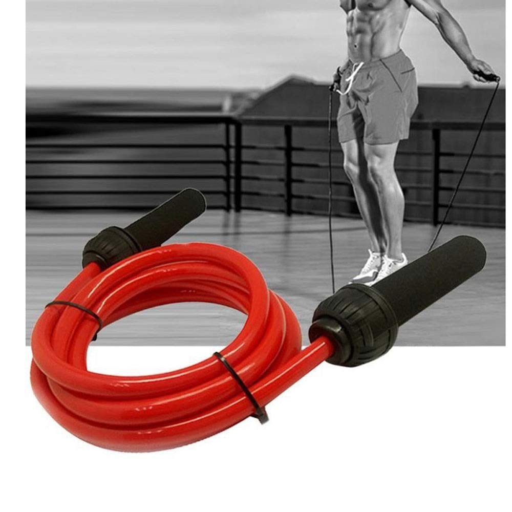 XIANGFATS Cuerda Saltar Ajustable Peso del Cable Peso Saltar devengan Negrita Cuerda Pesada Deporte Salto Salto rápido Peso Saltarse Entrenamiento Fitness Equipment