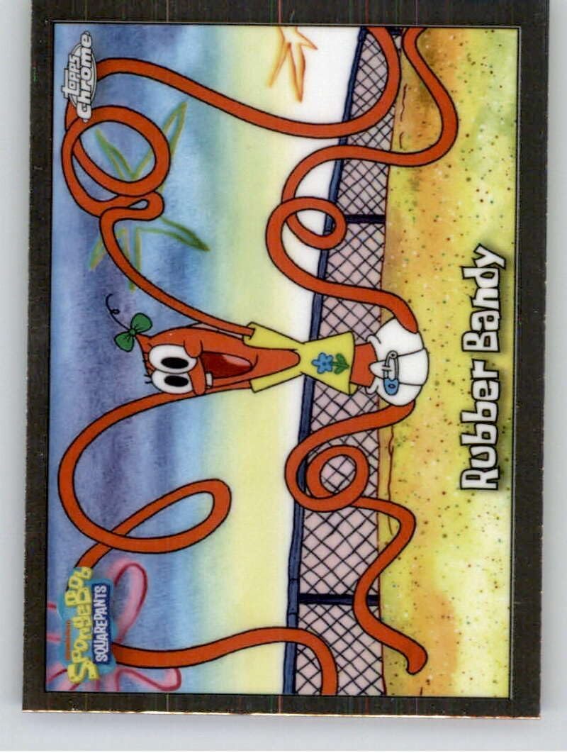 Amazon.com: 2025 Topps Chrome SpongeBob SquarePants #140 Rubber Bandy ...