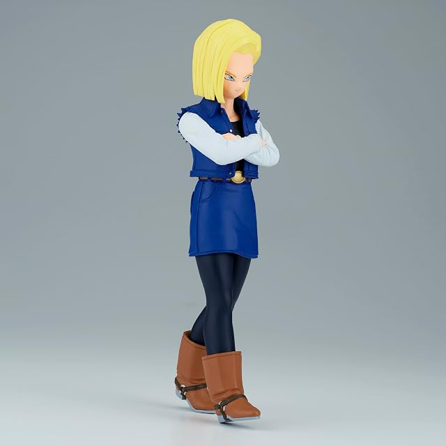 Foto 3 de 5 de Banpresto Figura de Accion Android 18 Dragon Ball Z - Solid Edge Works 17cm - Multicolor BP89639P