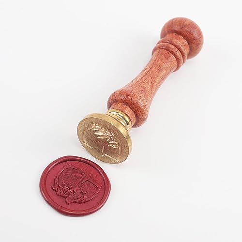 Miniatura 4 de ONWINPOR - Sello de cera del alfabeto, sello de cera de hojas de eucalipto botánico de la letra G para invitación de fiesta de boda, envoltura de