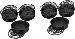 Yardwe Garden Sieve Set Made of Plastic, 3 Pieces, Floor Sieve Pans for Gardening, for Sieving Soil, Stones and Compost Practical for Garden and Plant Care
