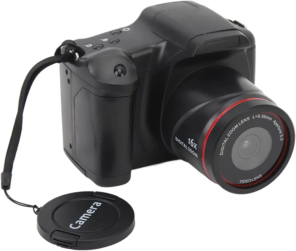 Câmera Digital 16MP HD 16X Zoom Vlogging Câmera Night Vision para Viagens Fotográficas