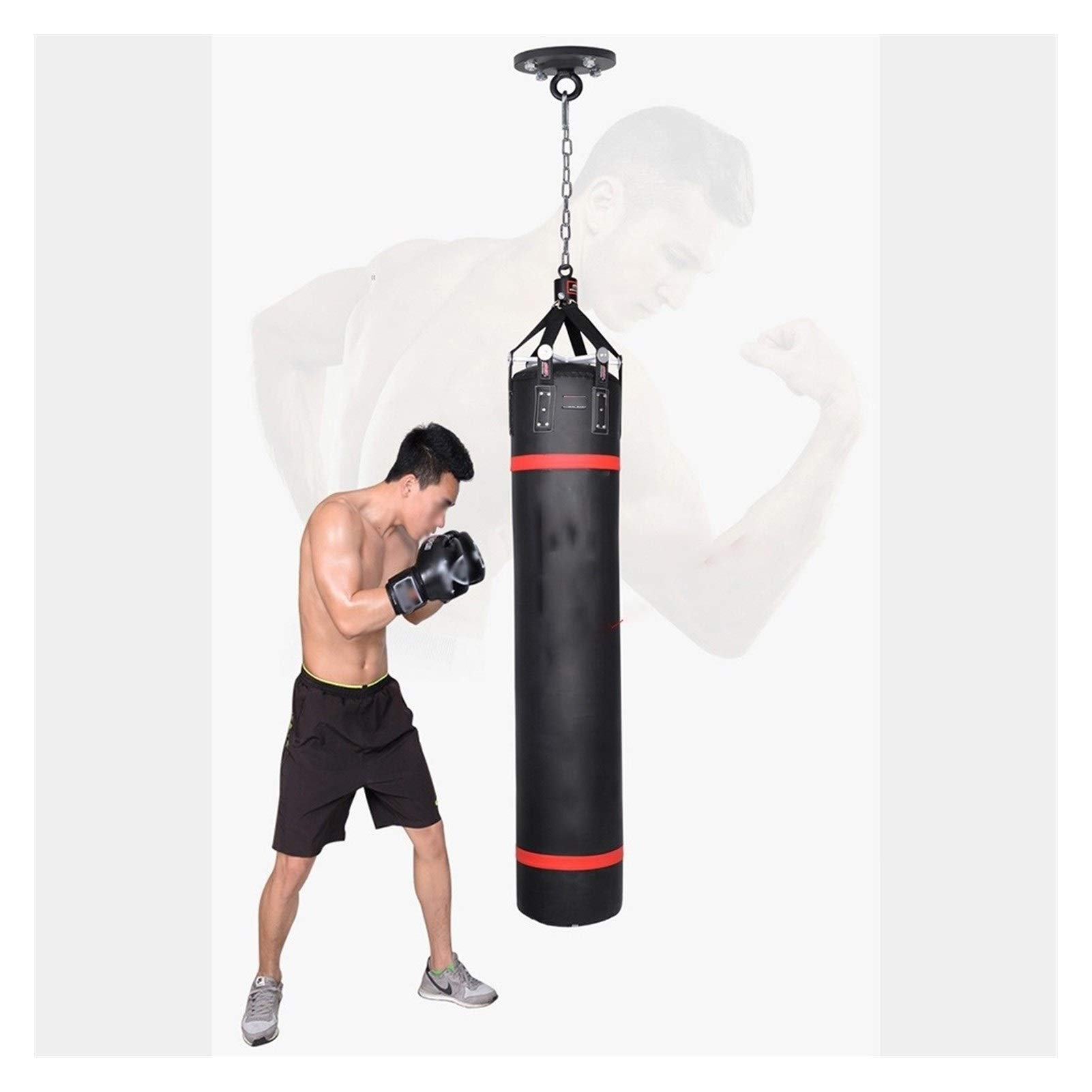 ZHANGQINGXIU Supporto per Sacco da Boxe,Ganci per Sacco da Boxe Pesanti Staffe Gancio per Montaggio A Soffitto A Parete per Sacco da Boxe, Resistente per Boxe E Allenamento MMA, 6 Misure