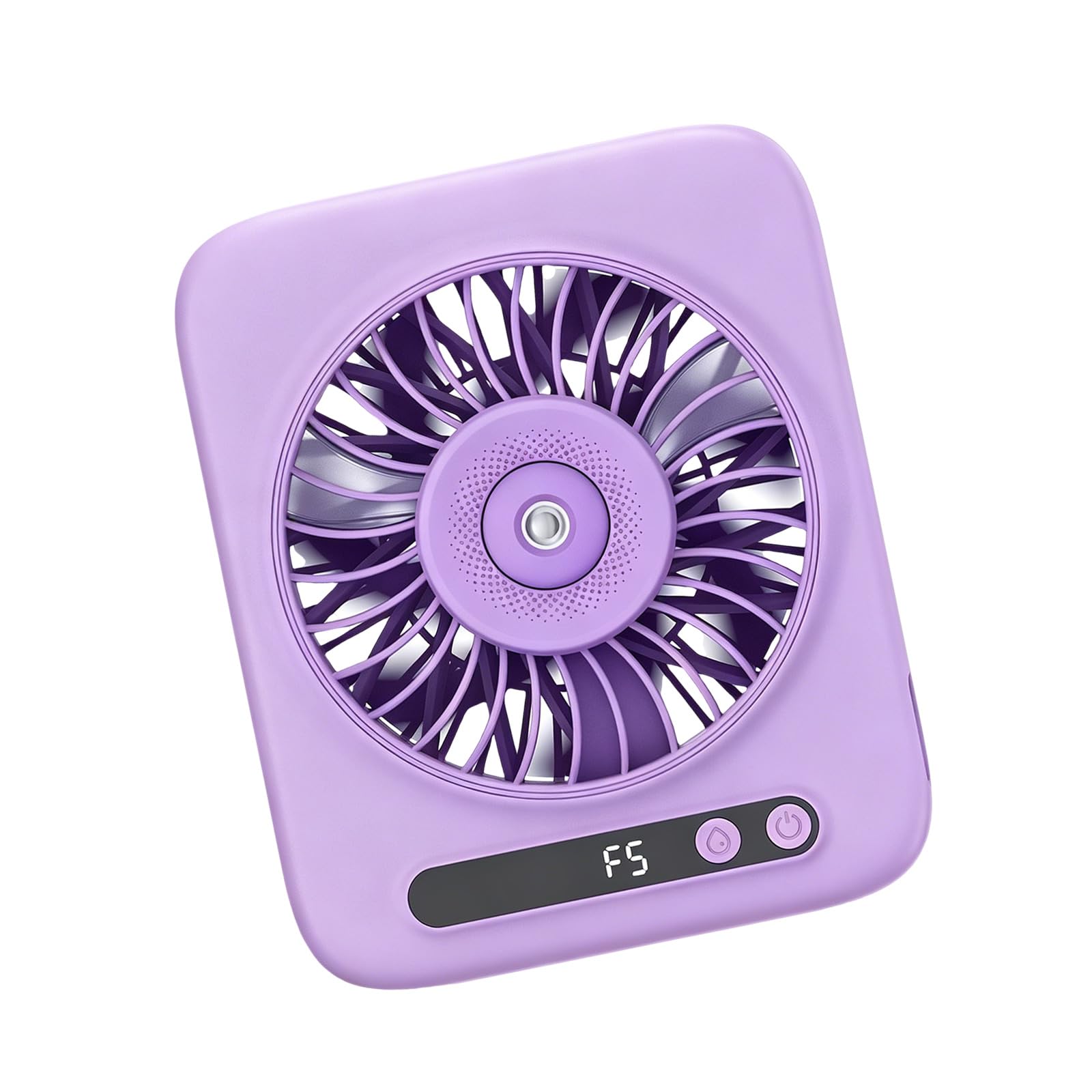 Tkidplw Desktop Humidifying Air Device with 7 Color Lighting and Touch Control for Home Offices Small USB Operated Cooling Ventilation Maker with Built in Structure for Tasks Reading Relaxation