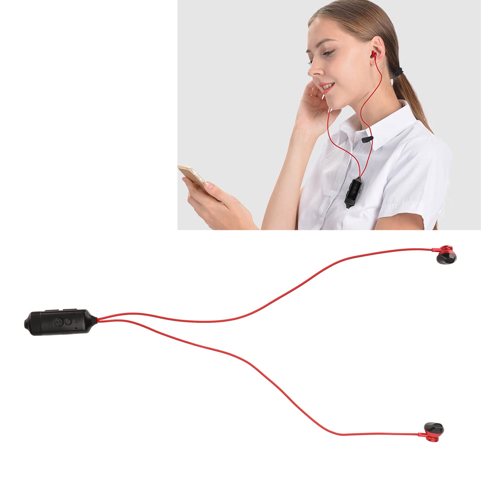 Registratore di Chiamate Telefoniche Auricolare, Auricolare Bluetooth 5.0 Registrazione Vocale Telefonata Cellulare, Messaggi Vocali, Display Alimentazione, Adsorbimento Magnetico