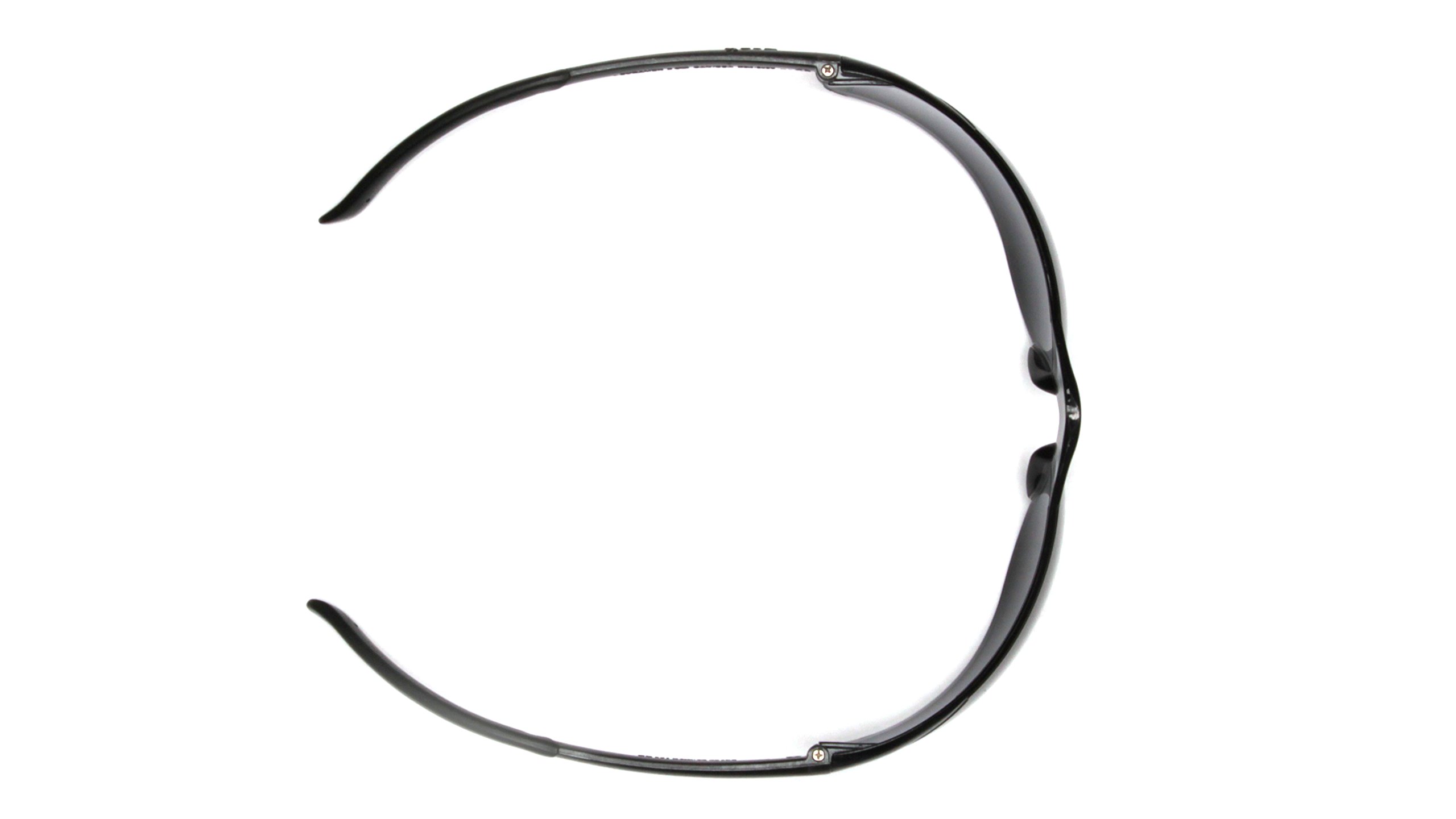 Pyramex S2520R25 Ztek Gafas de seguridad 2.5 lector bifocal, lente gris, marco gris, ANSI Z87+