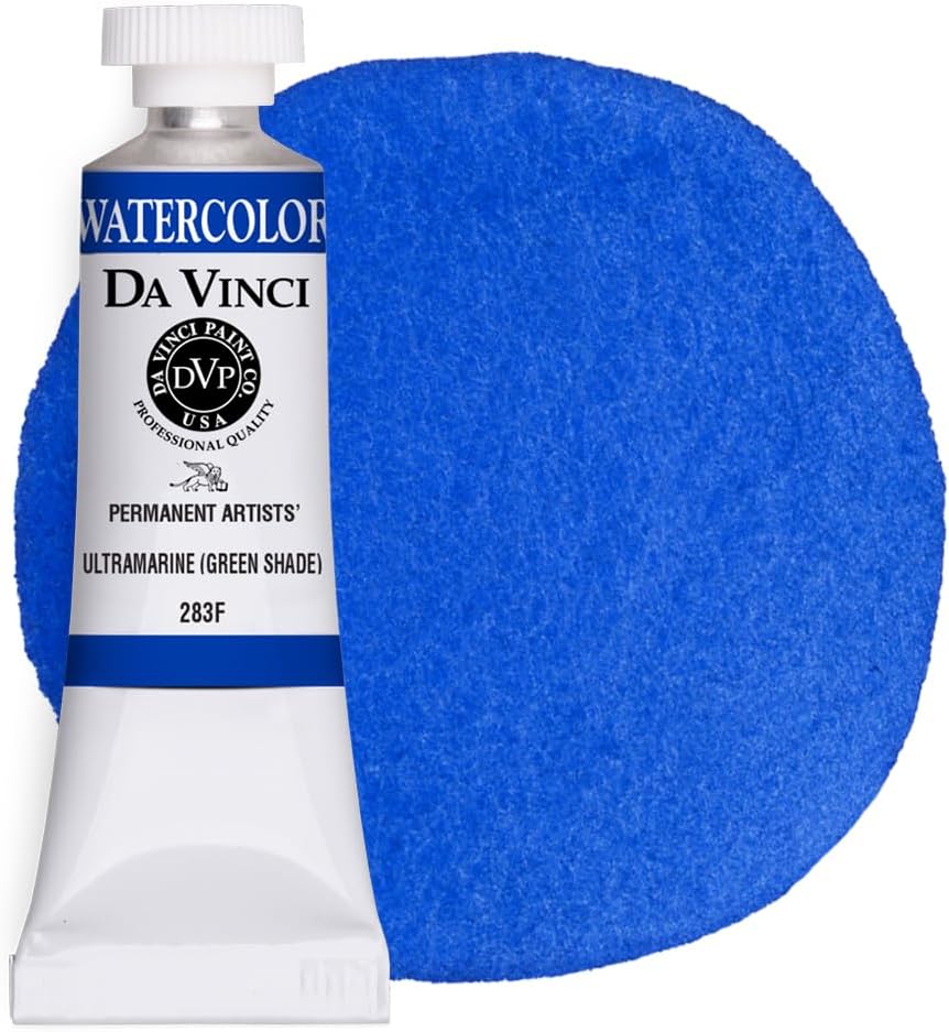DA VINCI PAINTS Professional Artist Watercolor Paint, Payne's Gray, 15mL