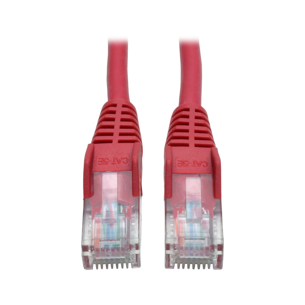 Tripp Lite Cat5e 350MHz Snagless Molded Patch Cable (RJ45 M/M) - Red, 14-ft.(N001-014-RD)