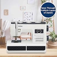 Vista 2 de Máquina de coser Brother ST371HD, fuerte y rígida, con 37 tipos de puntada