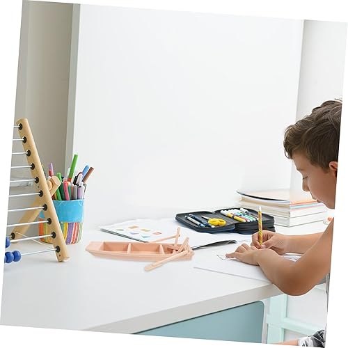 Miniatura 7 de EXCEART Decoración de mano para papá, papá, papá, modelo de barco de madera, velero de madera, modelo pequeño, barco de pesca, decoración de 1