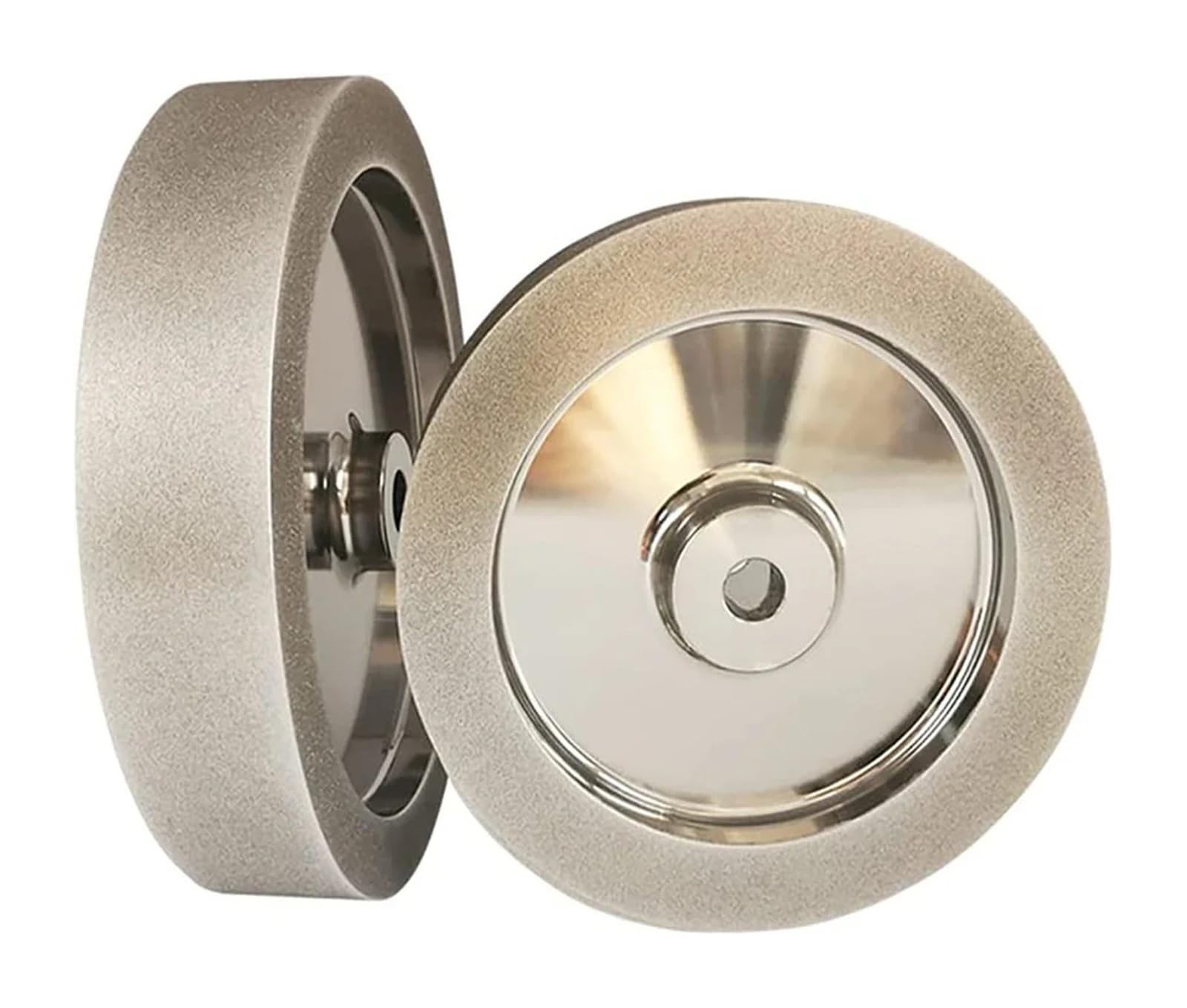 Mola CBN da 8 pollici Sistema T-4 200mm * 38mm * 12mm for Affilare Utensili HSS In Acciaio Ad Alta Velocità Destra/Angolo Rotondo(Round 1000 grit)