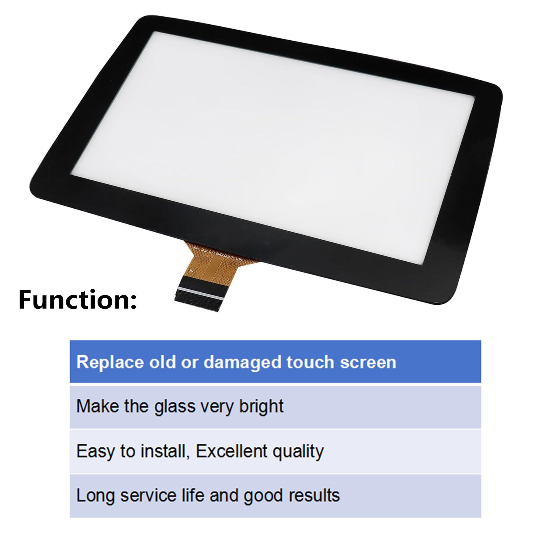 XQSMWF 7 Inch Touch Screen Compatible with Mazda 3 CX-3 MX-5 2014