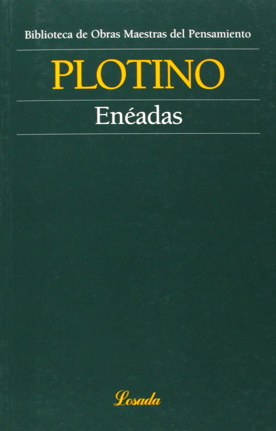 Eneadas (Obras Maestras Del Pensamiento)