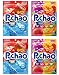 Puchao Gummy n' Soft Candy, Cola, Ramune Soda, and 4 Fruits Flavors, 3.53 Ounces, Pack of 4