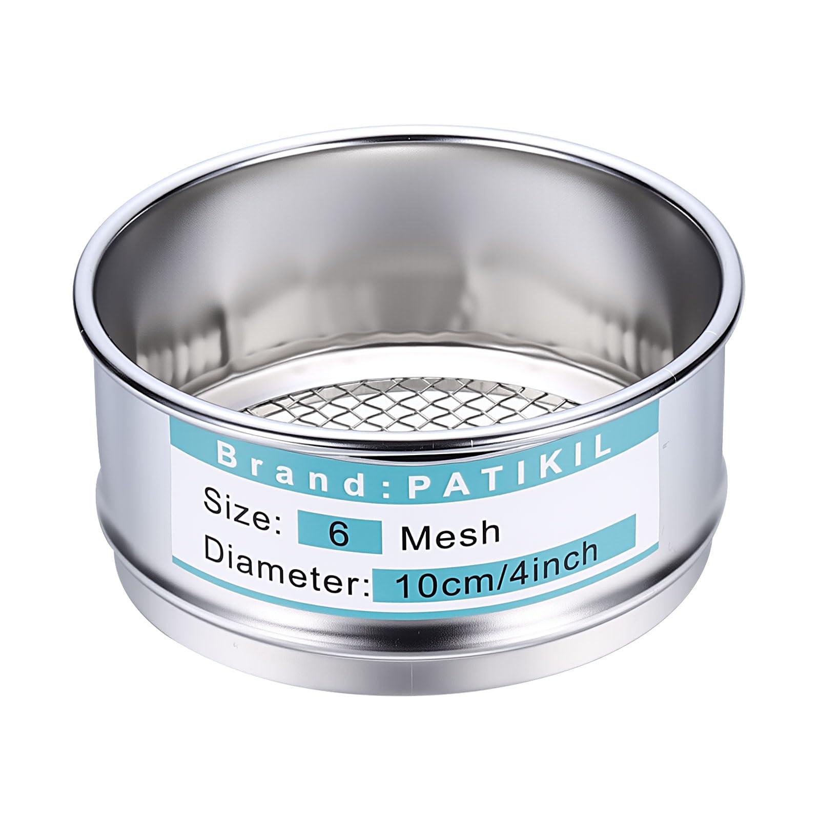 PATIKIL Lab Sieve 200 Mesh(0.075mm) 7.9"(20cm) Diameter Sifting Screen — Amazon image 16