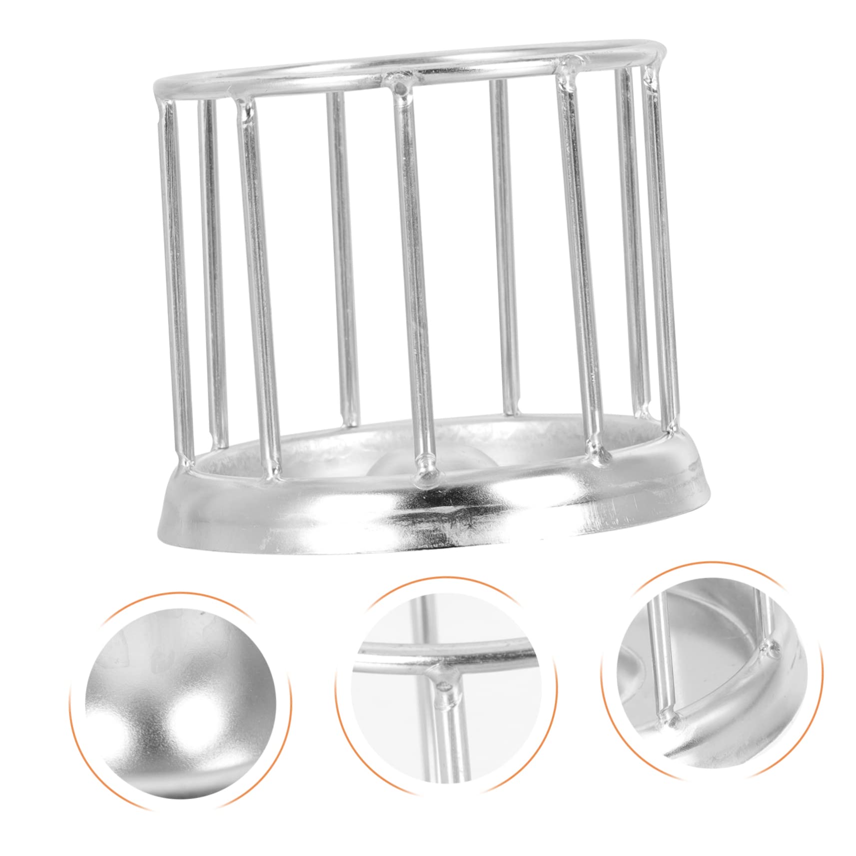 Mipcase 2pezzi Mangiatoia Acciaio Inossidabile per Tartarughe e Rettili Ciotola per Alimentazione Compatta e Facile da Pulire Design Resistente e Liscio Contenitore per Cibo per Animali