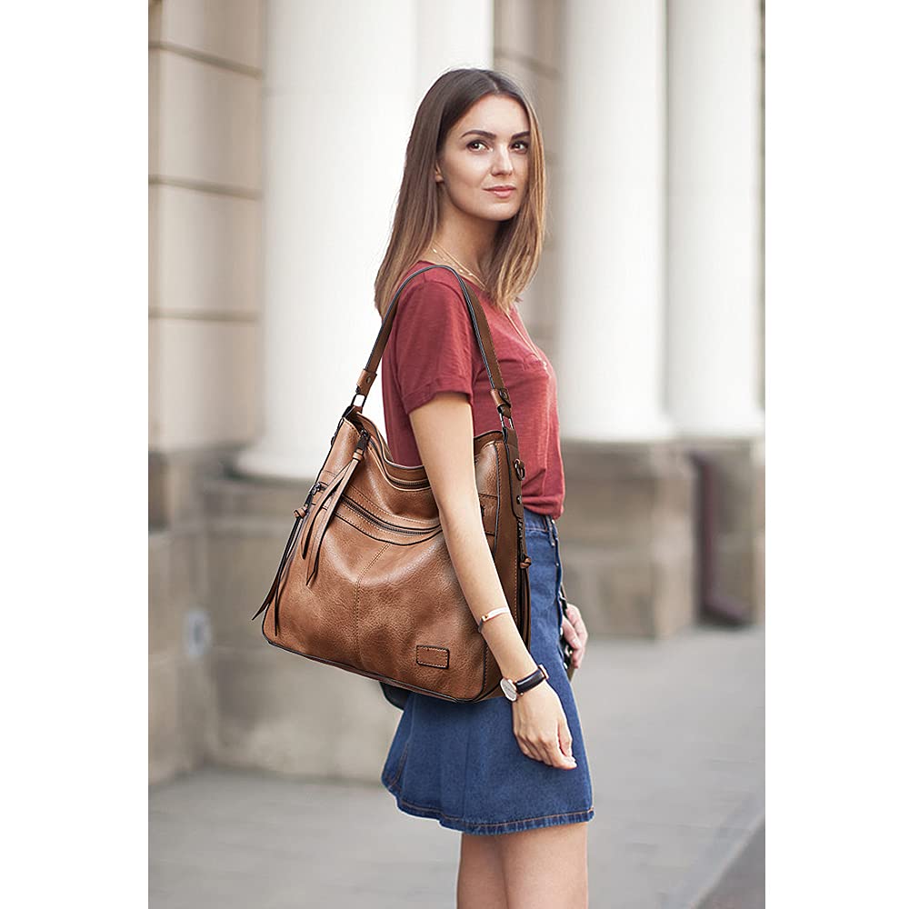 Hobo Borse per le Donne Tote Maniglia Borse Designer Borsa Estate Crossbody Borse A Spalla Faux Leather per Shopping Weekend Uso quotidiano